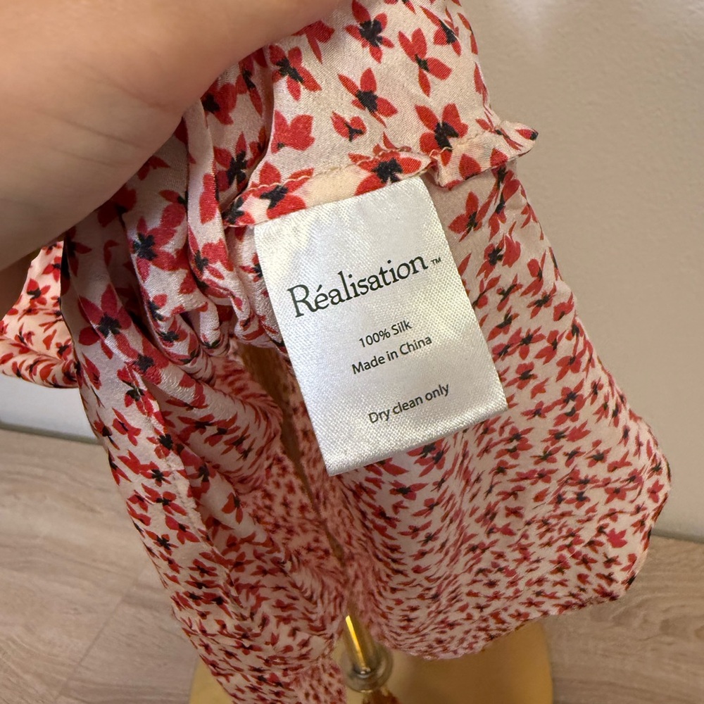 Realisation Par Red Floral Midi Dress - Picture 9 of 12